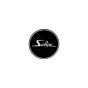 Sticker Solex Logo Rond Zwart/Wit 41MM