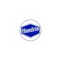 Sticker Flandria Logo Blauw/Wit 41MM