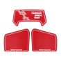 Stickerset Honda MT5 Dakar Honda Wins Rood 3-Delig