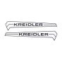 Tankstickers Kreidler Florett Wit/Zwart