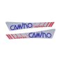 Stickerset Tank Honda Camino Blauw/Grijs/Rood