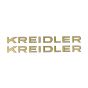 Stickerset Kreidler Goud/Zwart 180X16MM