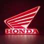 Lamp Honda Logo LED Rood/Wit