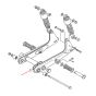Achterbrugrubber Yamaha FS1