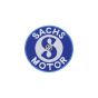 Strijkembleem Sachs Logo