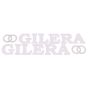 Stickerset Gilera + Logo Wit