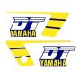 Stickerset Yamaha DT50MX Geel/Blauw