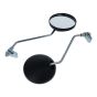 Spiegelset Universeel Rond/Zwart