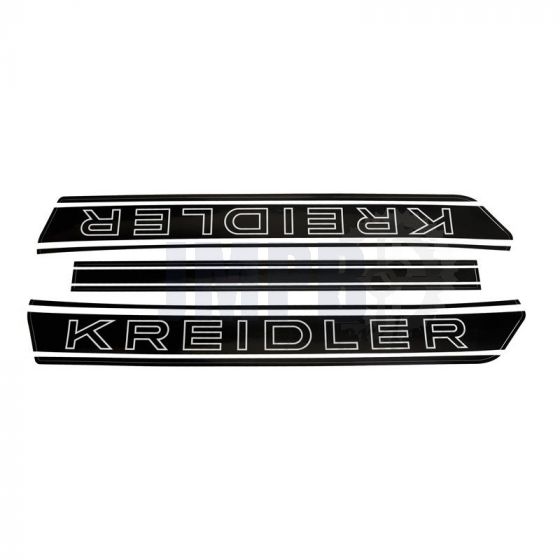 Tankstickers Kreidler Zwart/Wit