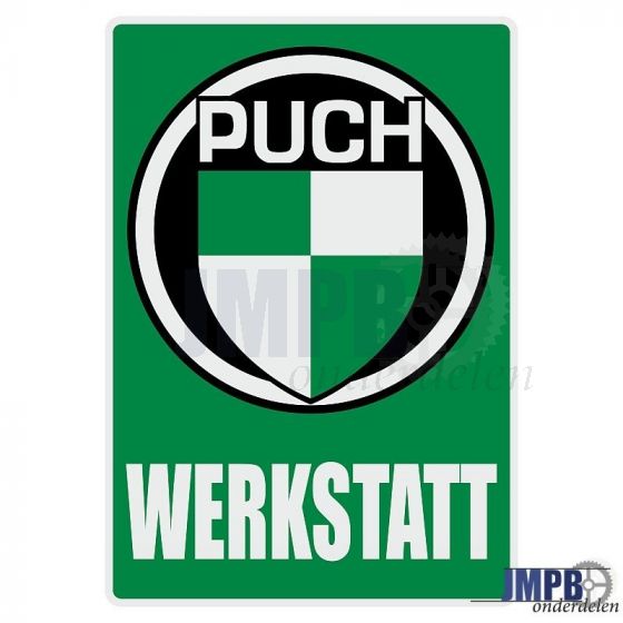 Werkstatt Sticker Puch Duits