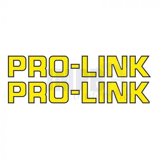 Stickerset Pro-Link Geel 16.5CM