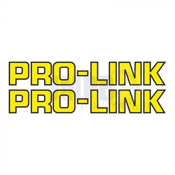 Stickerset Pro-Link Geel 29CM