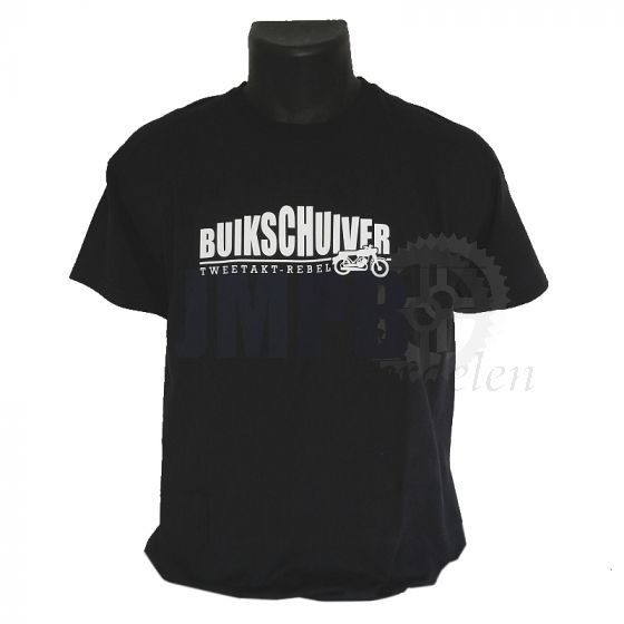 T-Shirt Buikschuiver Zwart
