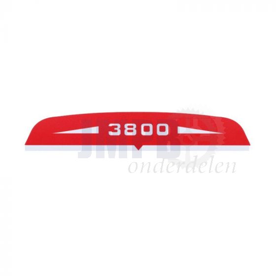 Sticker Solex 3800 luchtfilter Rood/Wit