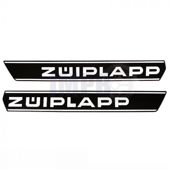 Tankstickers Zuiplapp Zwart/Wit 517