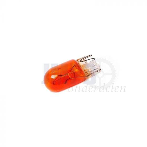 Lamp Wedge T10 12 Volt 3 Watt Oranje