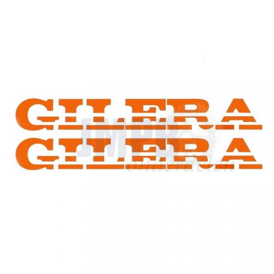 Stickerset Turbo Gilera Oranje
