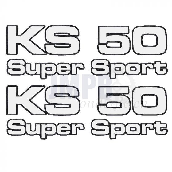 Stickerset Zundapp KS50 Supersport 4-Delig