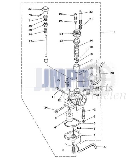 Carburateur Yamaha FS1 DX