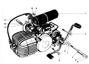 Motorblok Kreidler 5V Indirect