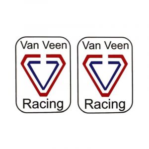 Stickerset Van Veen Racing Rechthoek