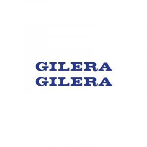 Stickerset Gilera Klein Blauw 81X10MM