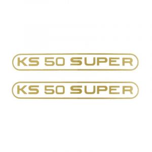 Stickerset Tank Zundapp KS50 Super Goud