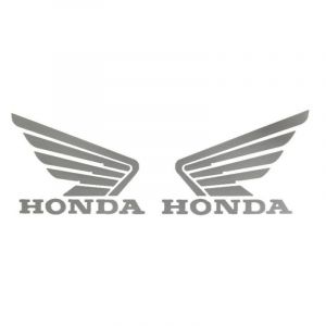 Stickerset Honda Wings Grijs 105X85MM