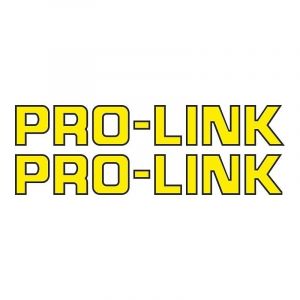 Stickerset Pro-Link Geel 16.5CM