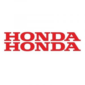 Stickerset Honda Woord Rood 22CM