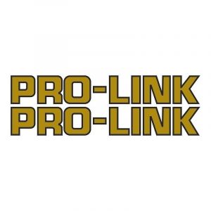 Stickerset Pro-Link Goud 29CM