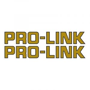 Stickerset Pro-Link Goud 16.5CM