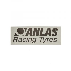 Sticker Anlas Racing Tyres Grijs 100X38MM