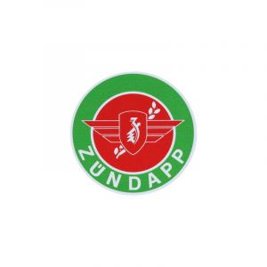 Sticker Zundapp Logo Groen Rond 100MM