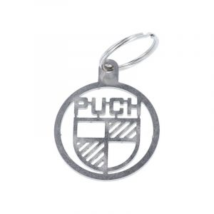 Sleutelhanger Puch Logo RVS
