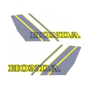 Stickerset Tank Honda Camino Special Grijs/Zwart/Geel