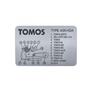 Model Identificatiesticker Tomos A35