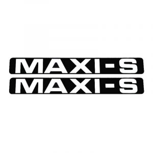 Stickerset Maxi-S Zwart/Wit 172X23MM