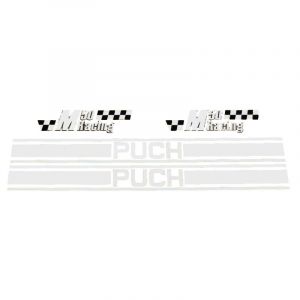 Stickerset Puch M50 Racing Wit