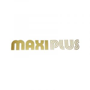Sticker Maxi PLUS Goud