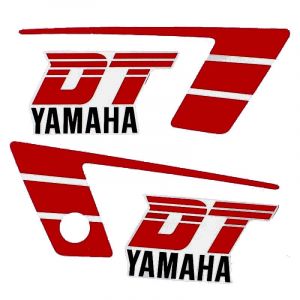 Stickerset Yamaha DT50MX Rood/Wit