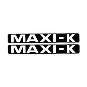 Stickerset Maxi-K Zwart/Wit 172X23MM