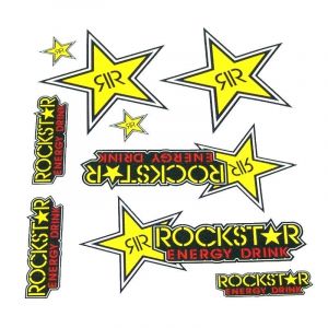 Stickerset Rockstar Energy Groot
