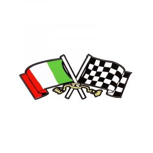 Sticker Italiaanse vlag Klein 68X30MM
