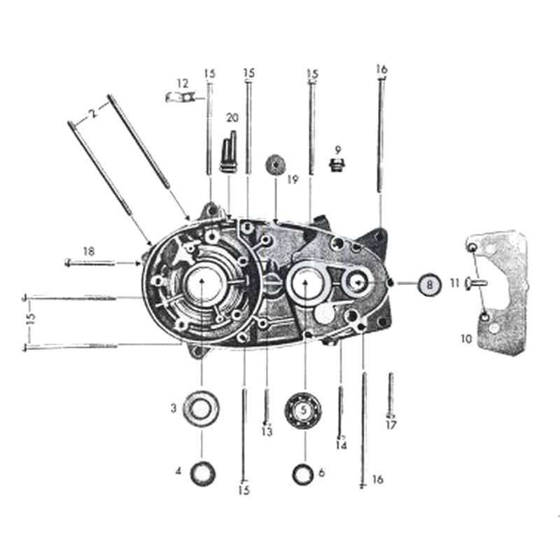 Exploded view zundapp 517 C50 | Carter Links