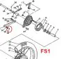 Splitpen Stabilisatiestang / Rempedaal Yamaha FS1/DT Remake