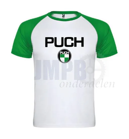 T-Shirt Puch Classic Mesh Wit/Groen