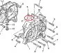 Afdekkap/Keerring Schakelwals Yamaha FS1