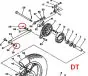 Splitpen Stabilisatiestang / Rempedaal Yamaha FS1/DT Remake