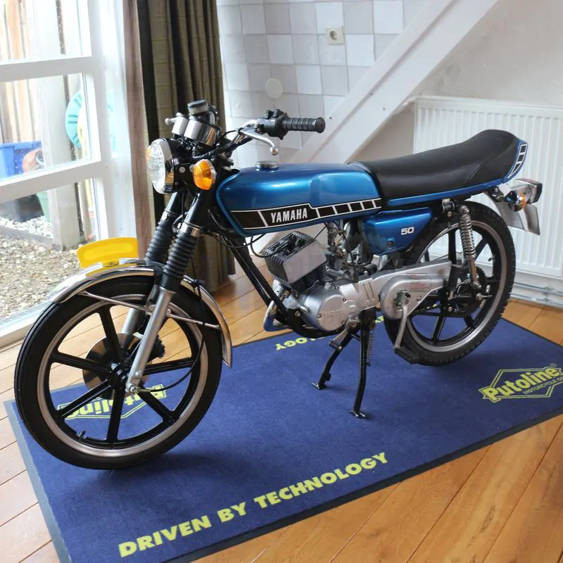 Stickerset Yamaha RD50M Zwart Wit
